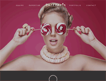Tablet Screenshot of partnerscommunication.fr